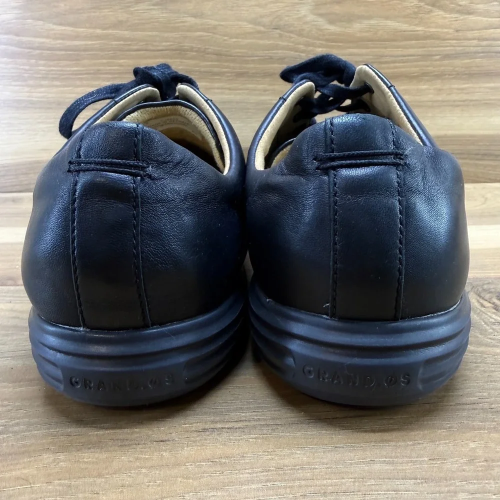 Cole Haan Grand Cross Court Mens 11.5 M Black Leather Light Weight‎ Sneakers